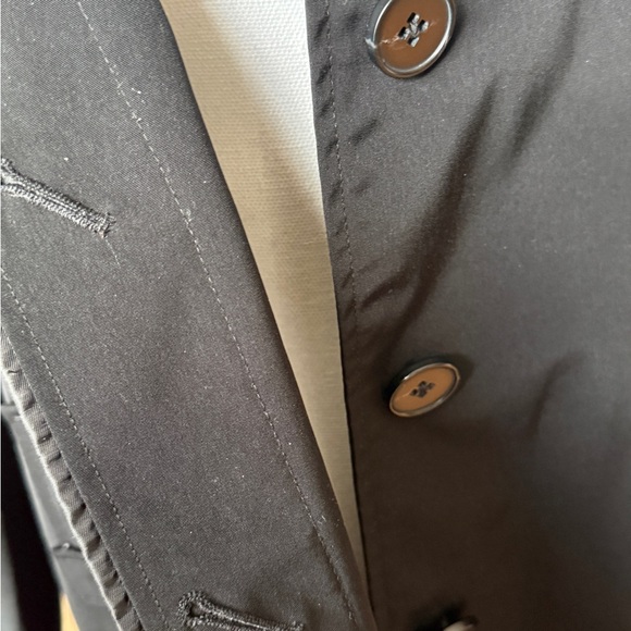 VTG London Fog Women's Black Lightweight Trench Coat - Picture 7 of 13